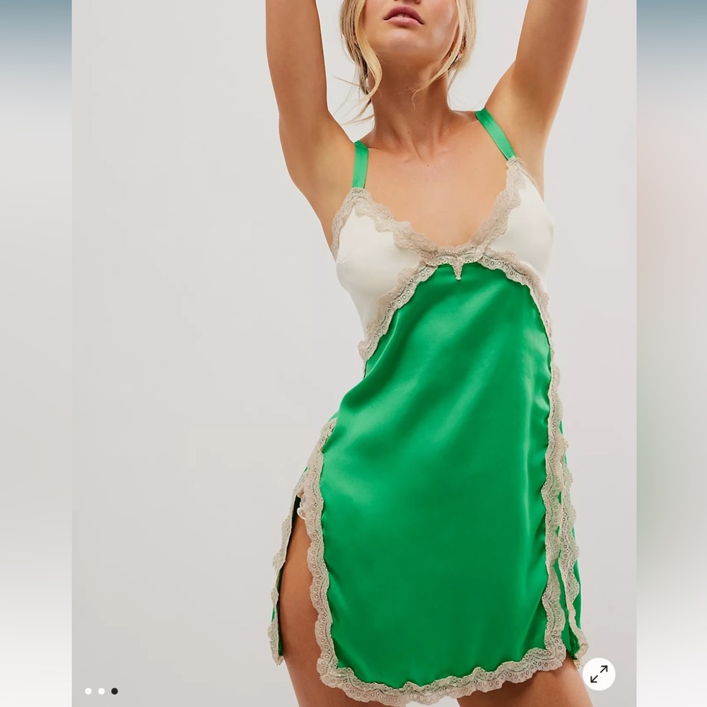 Free People On the Rise slip dress (Ivy Combo)